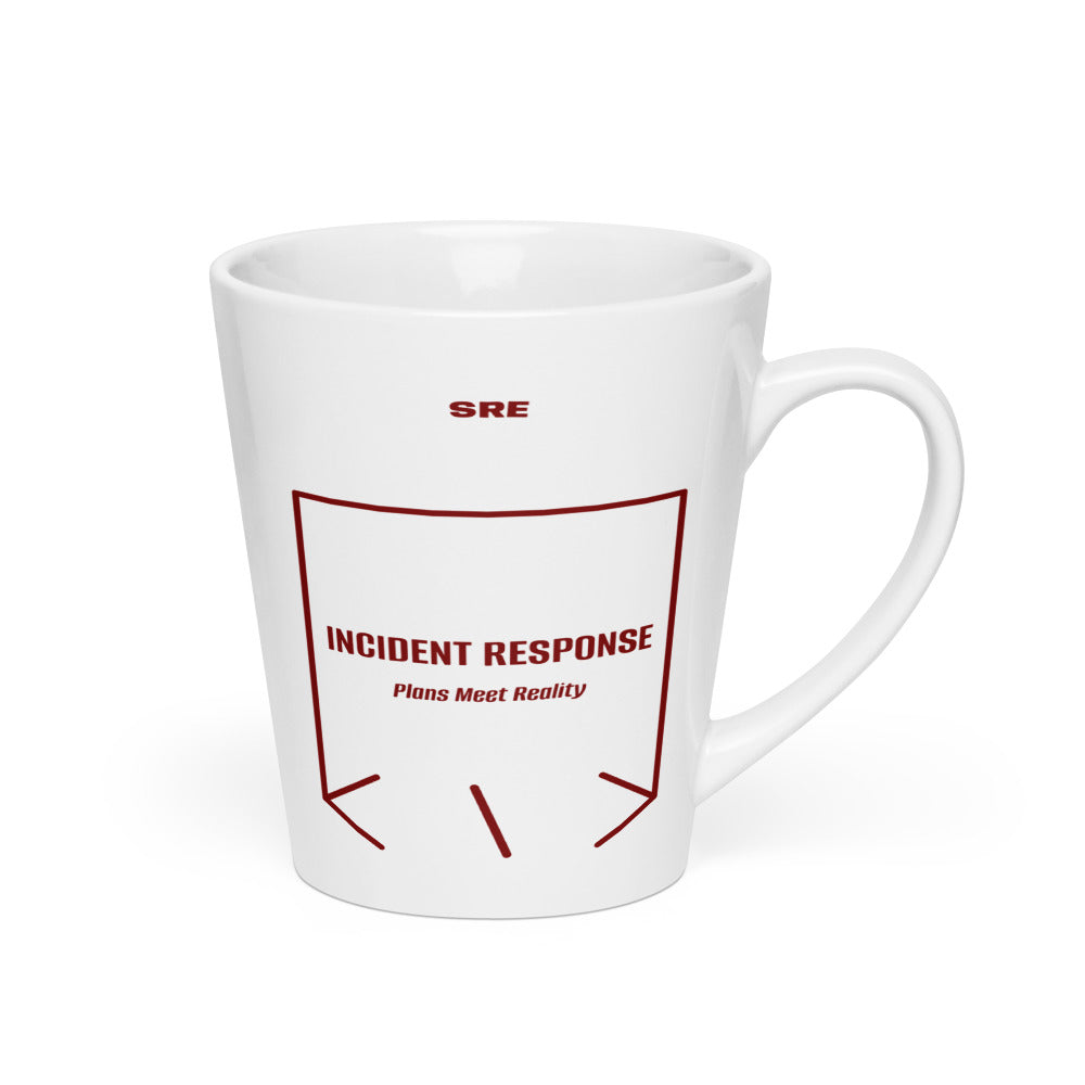 Incident Response — White Maroon back mockup (12 oz)