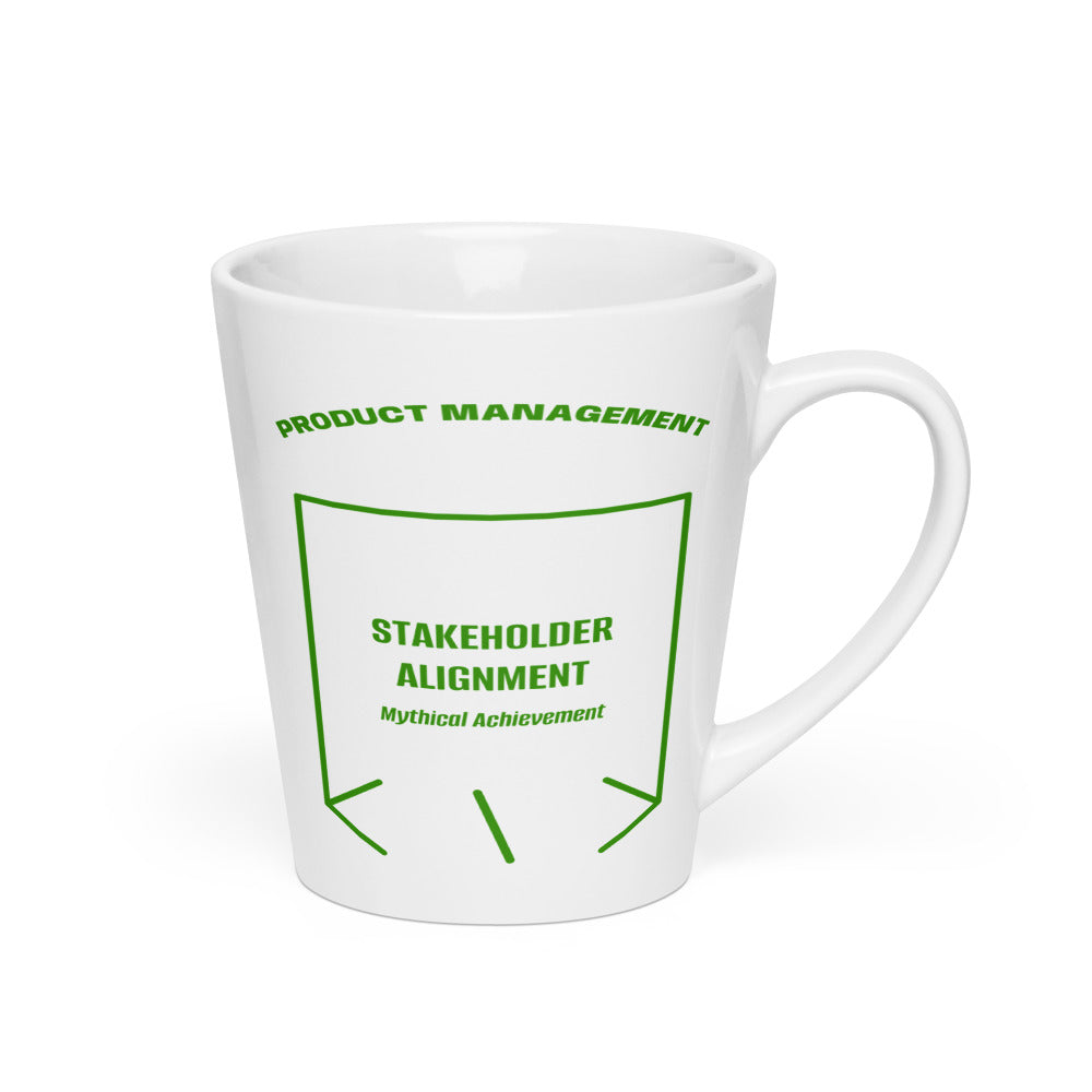 Stakeholder Alignment — White Green back mockup (12 oz)