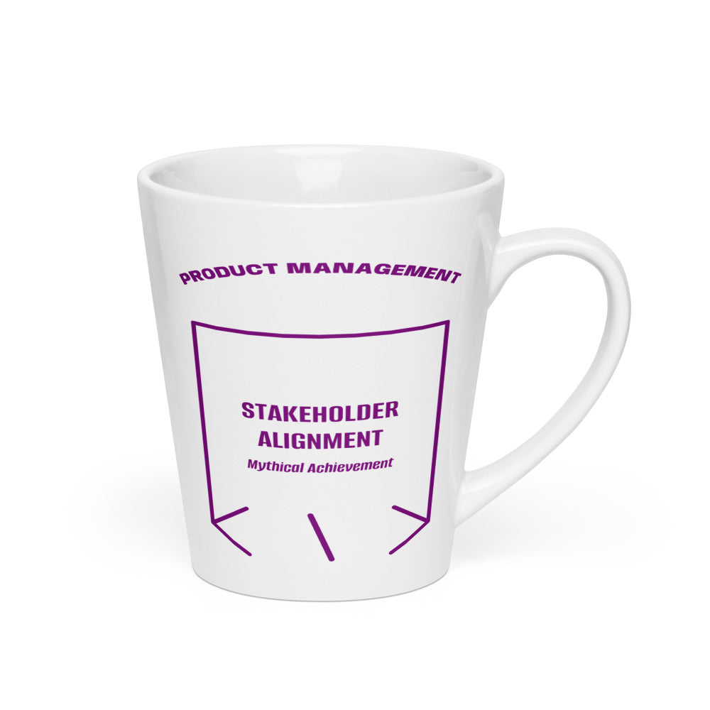 Stakeholder Alignment — White Purple back mockup (12 oz)