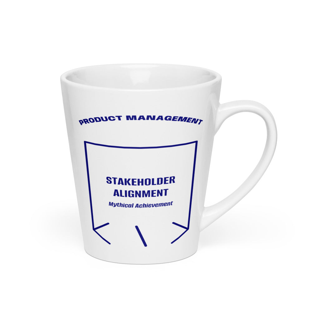 Stakeholder Alignment — White Navy back mockup (12 oz)