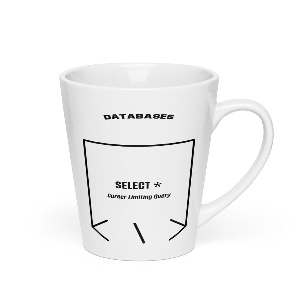 SELECT * — White Black back mockup (12 oz)