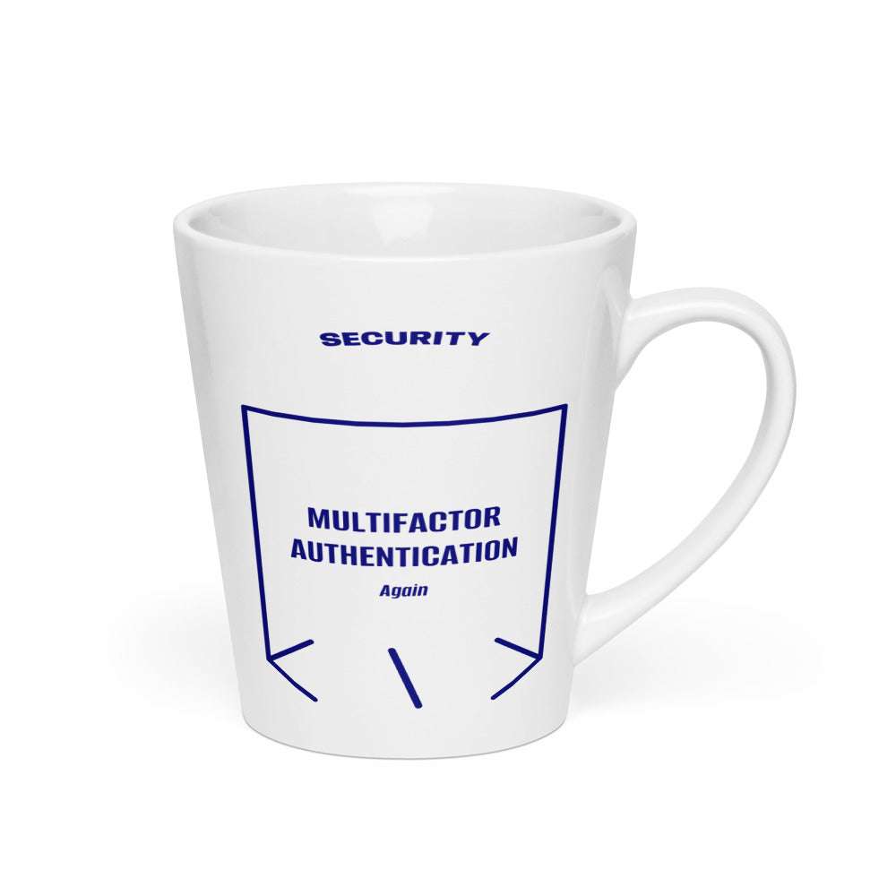 Multifactor Authentication — White Navy back mockup (12 oz)