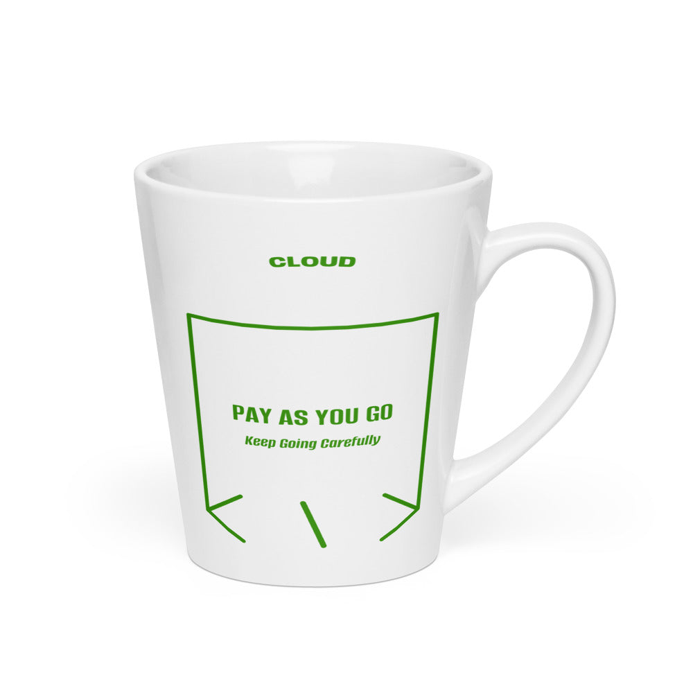 Pay As You Go — White Green back mockup (12 oz)