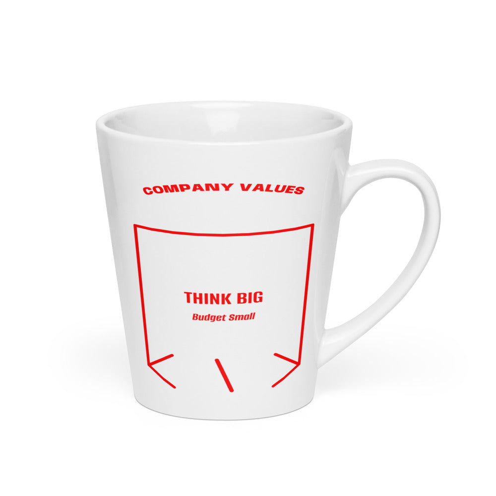 Think Big — White Red back mockup (12 oz)