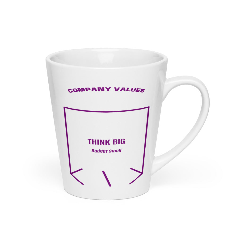 Think Big — White Purple back mockup (12 oz)