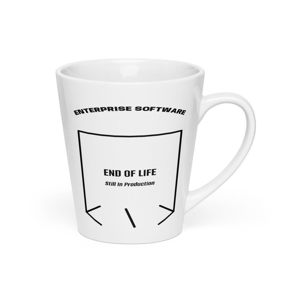 End Of Life — White Black back mockup (12 oz)