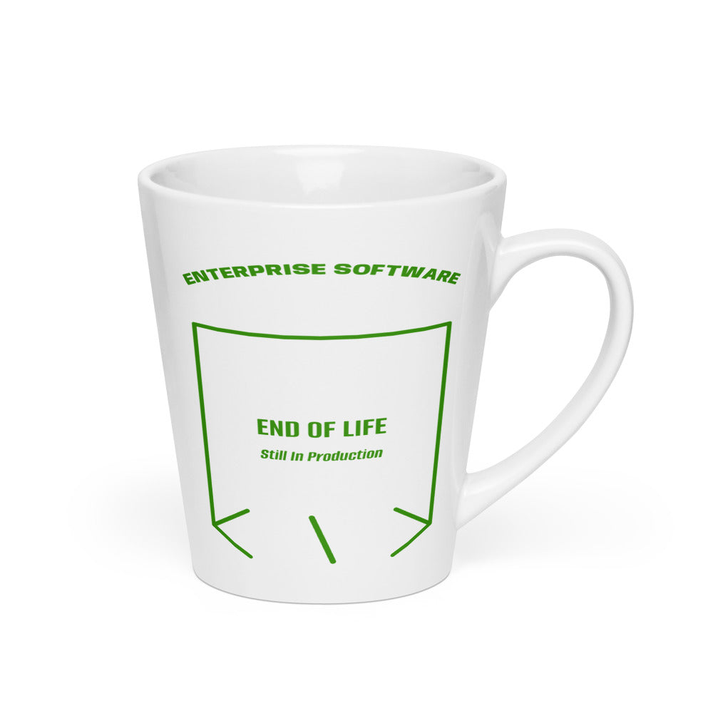 End Of Life — White Green back mockup (12 oz)