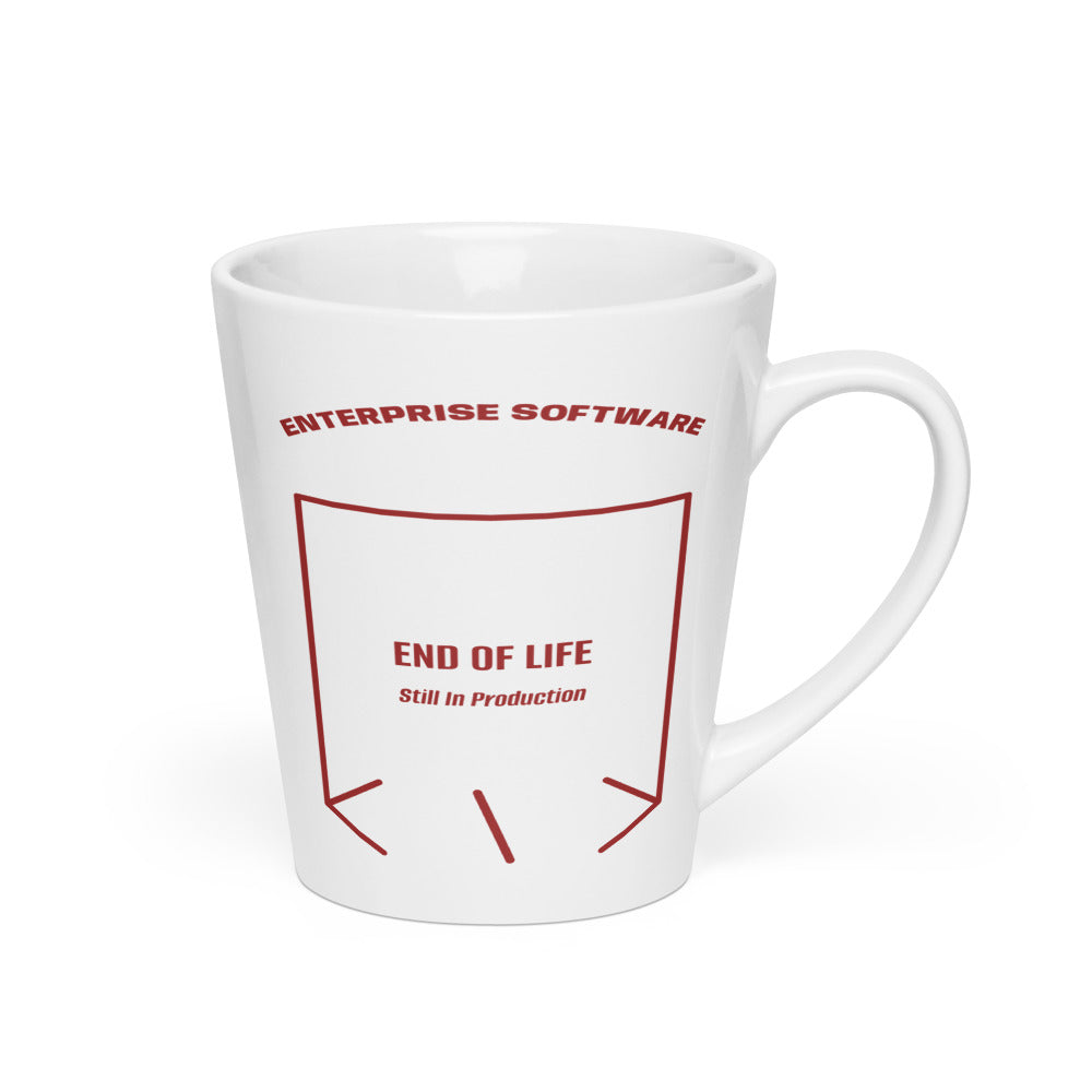 End Of Life — White Brown back mockup (12 oz)