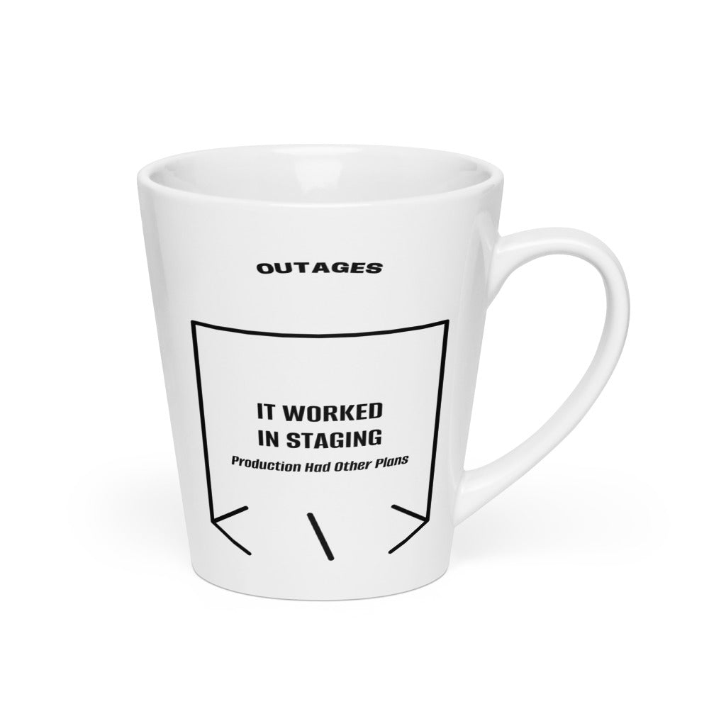 It Worked In Staging — White Black back mockup (12 oz)