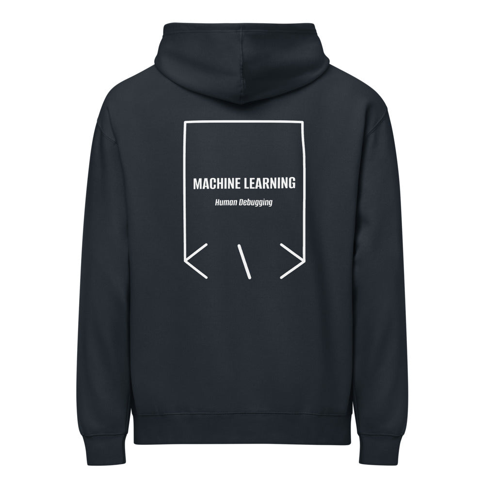 Machine Learning — Navy Blazer White back mockup