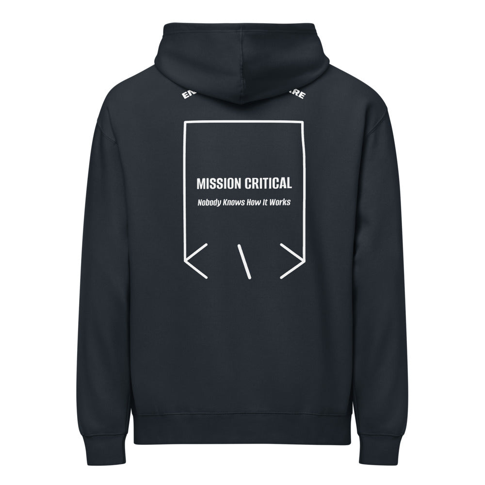 Mission Critical — secondary back mockup