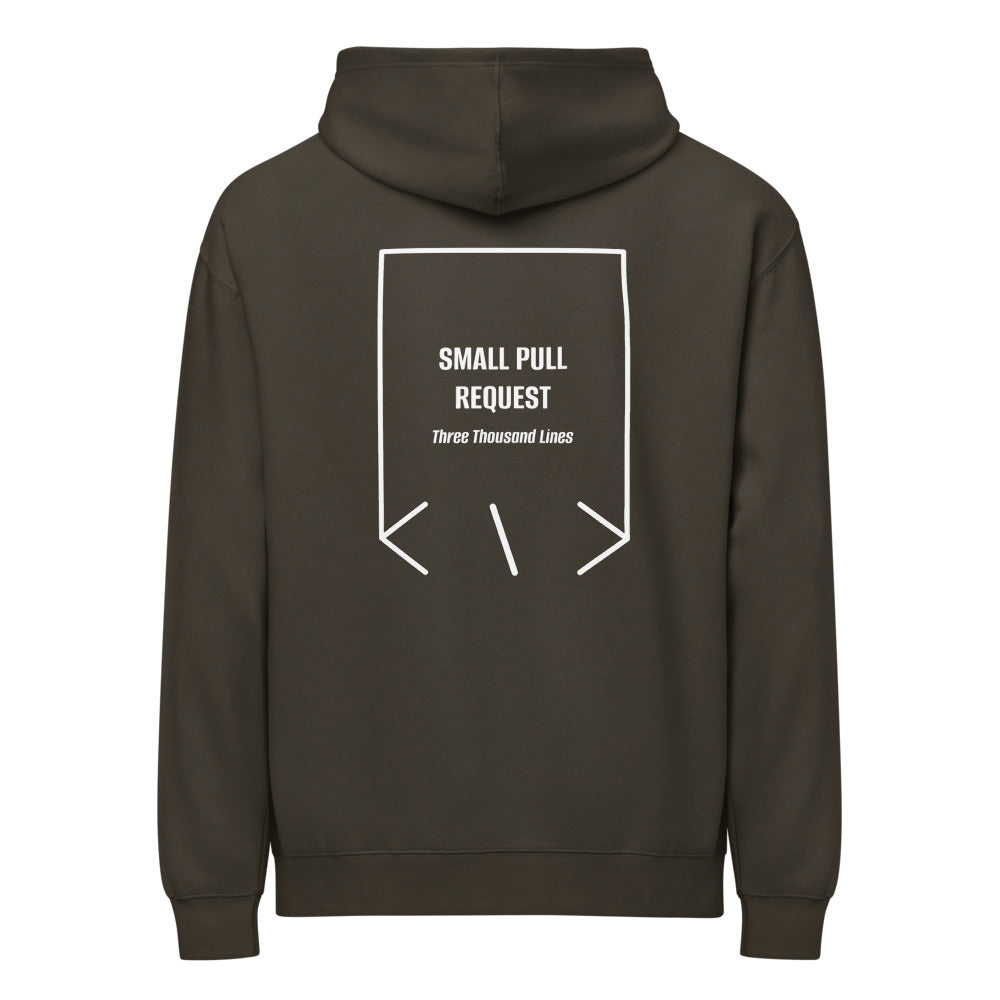 Small Pull Request — Vintage Black White back mockup