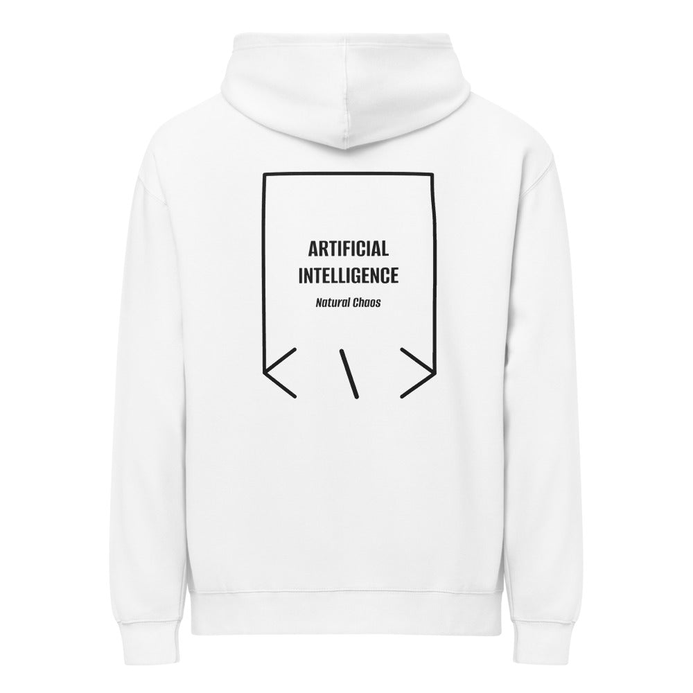 Artificial Intelligence — White Black back mockup