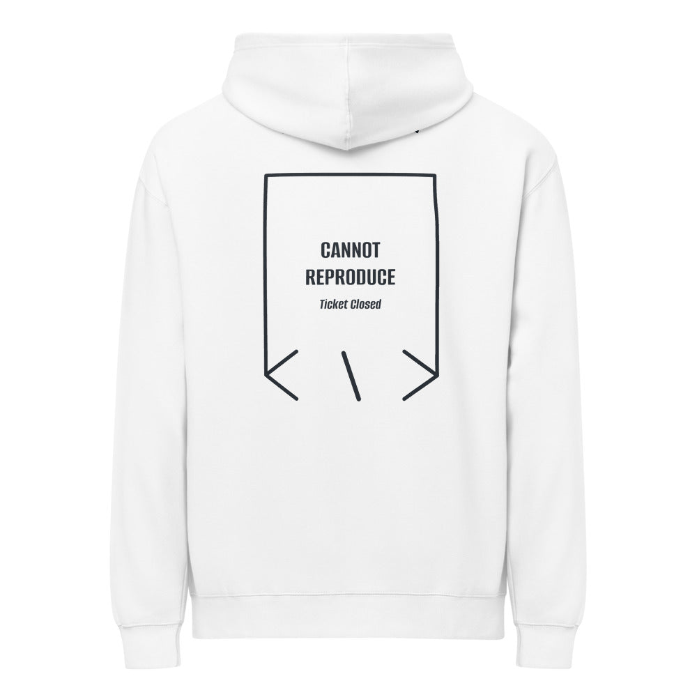Cannot Reproduce — White Navy Blazer back mockup