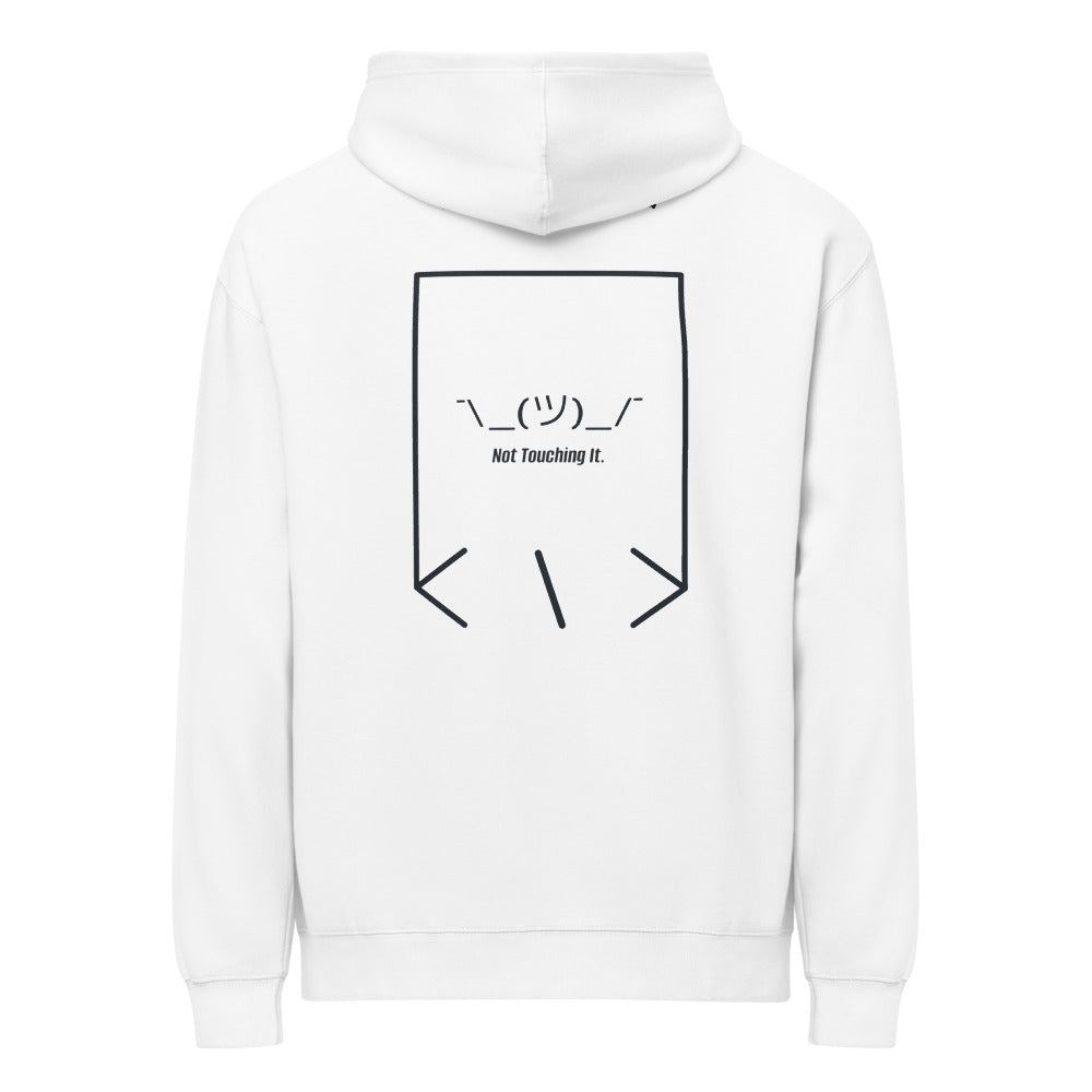 ¯\_(ツ)_/¯ — White Navy Blazer back mockup