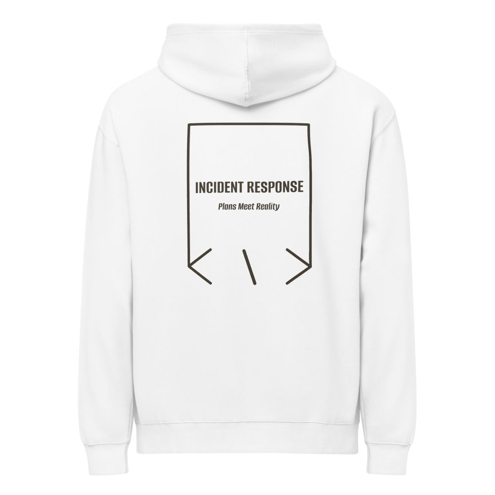 Incident Response — White Vintage Black back mockup