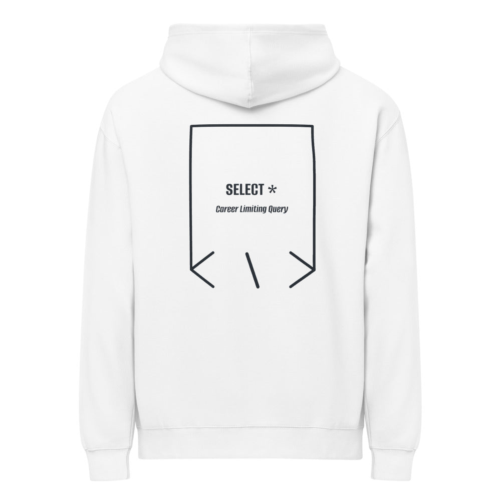 SELECT * — White Navy Blazer back mockup