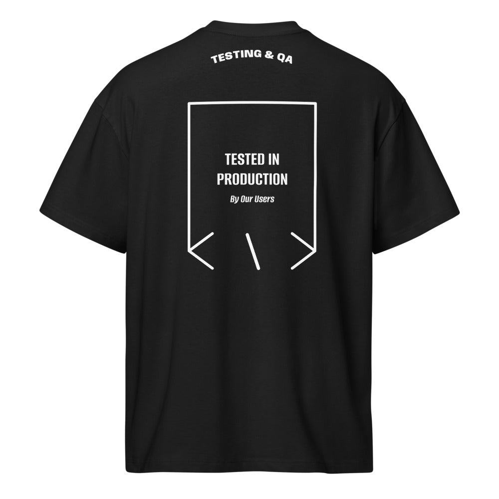 Tested In Production — secondary back mockup