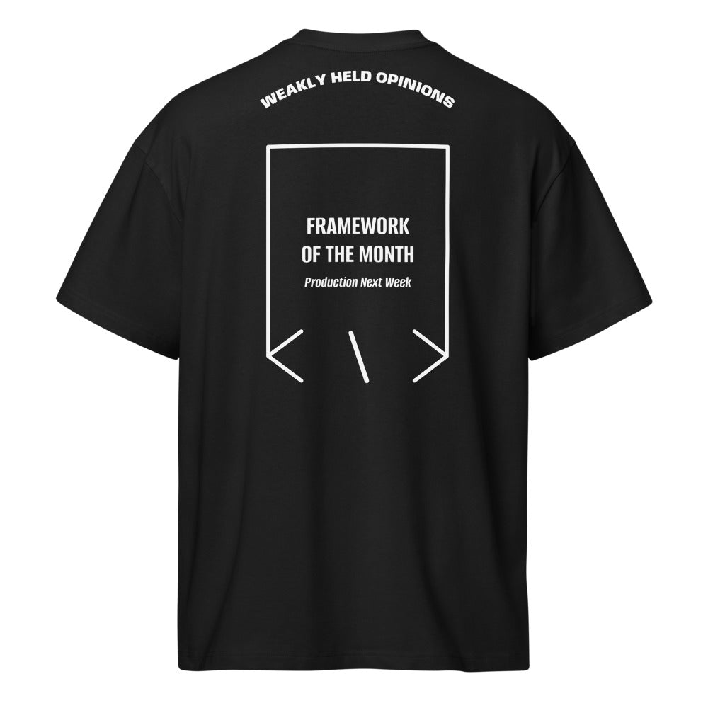 Framework Of The Month — Black White back mockup