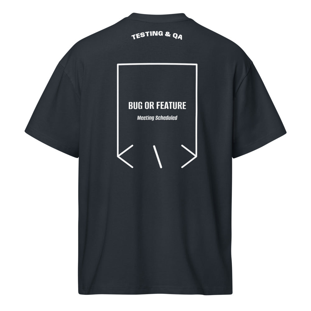 Bug Or Feature — Navy Blazer White back mockup