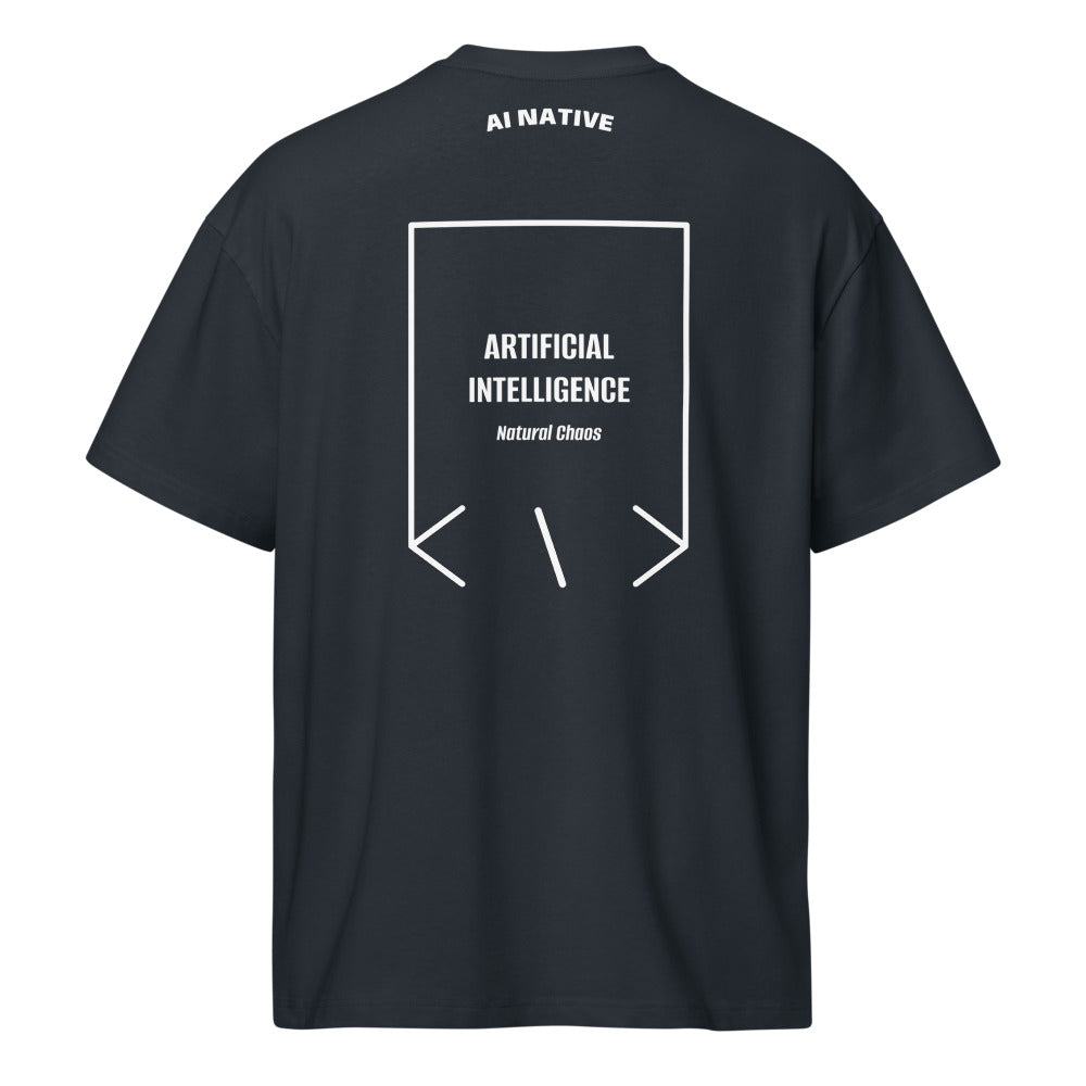 Artificial Intelligence — Navy Blazer White back mockup