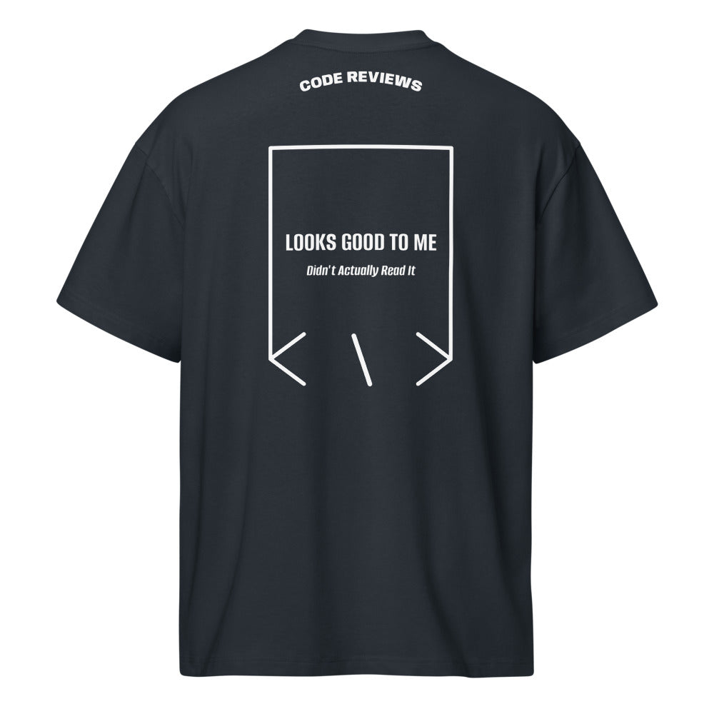 Looks Good To Me — Navy Blazer White back mockup
