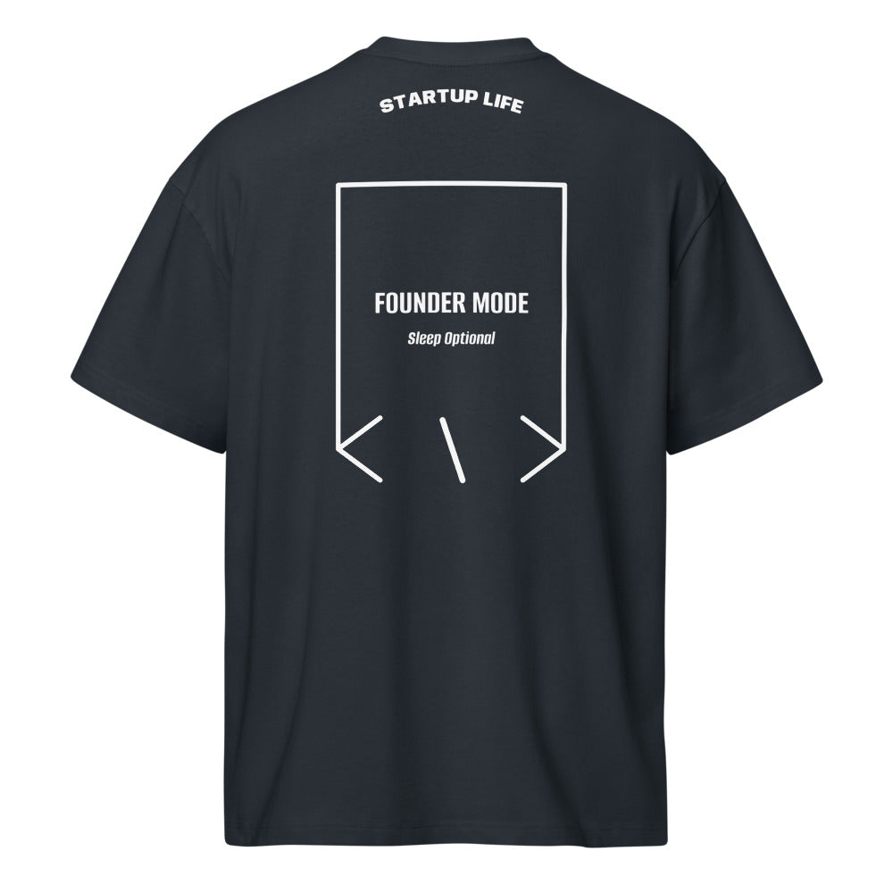 Founder Mode — Navy Blazer White back mockup