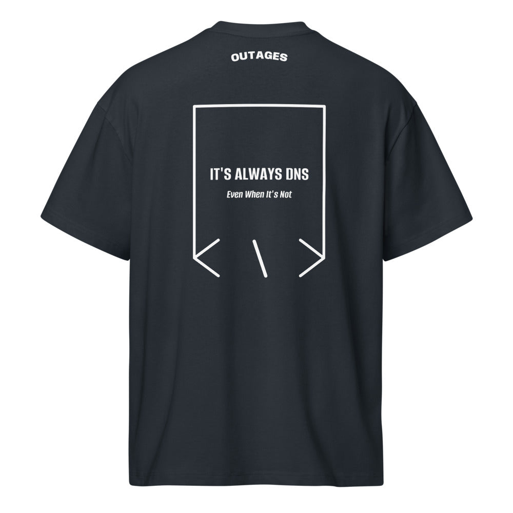 It's Always DNS — Navy Blazer White back mockup