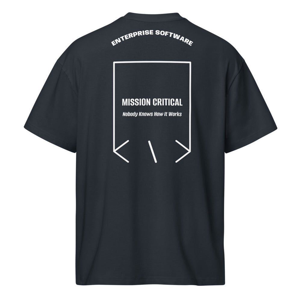 Mission Critical — Navy Blazer White back mockup