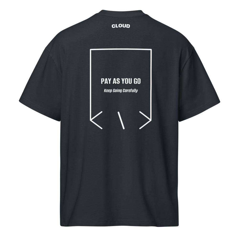 Pay As You Go — Navy Blazer White back mockup