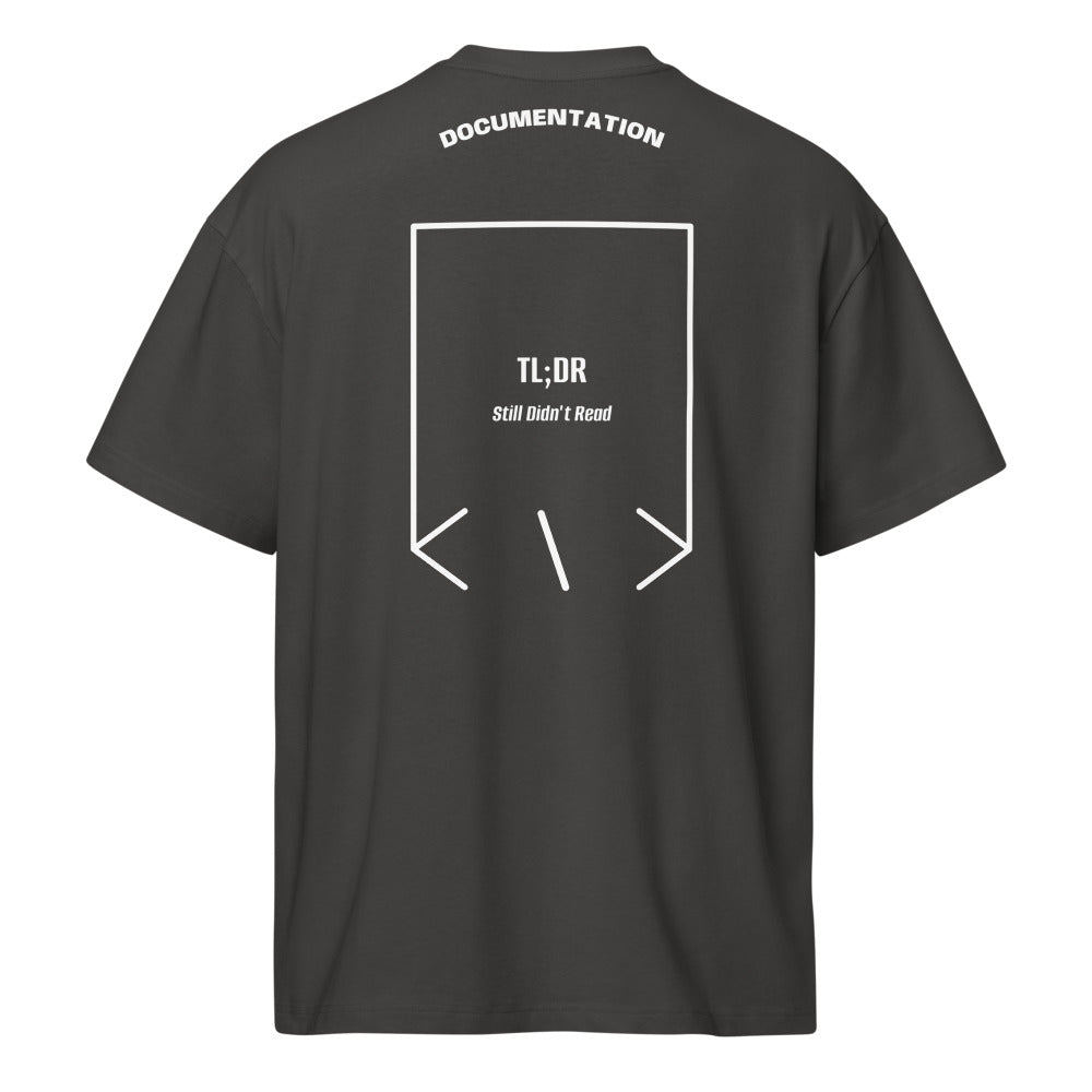 TL;DR — Vintage Black White back mockup