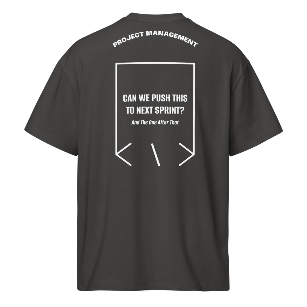 Can We Push This To Next Sprint? — Vintage Black White back mockup