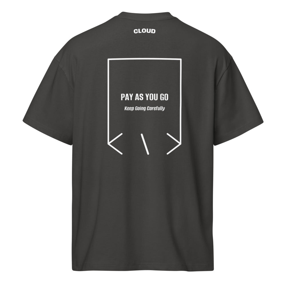 Pay As You Go — Vintage Black White back mockup