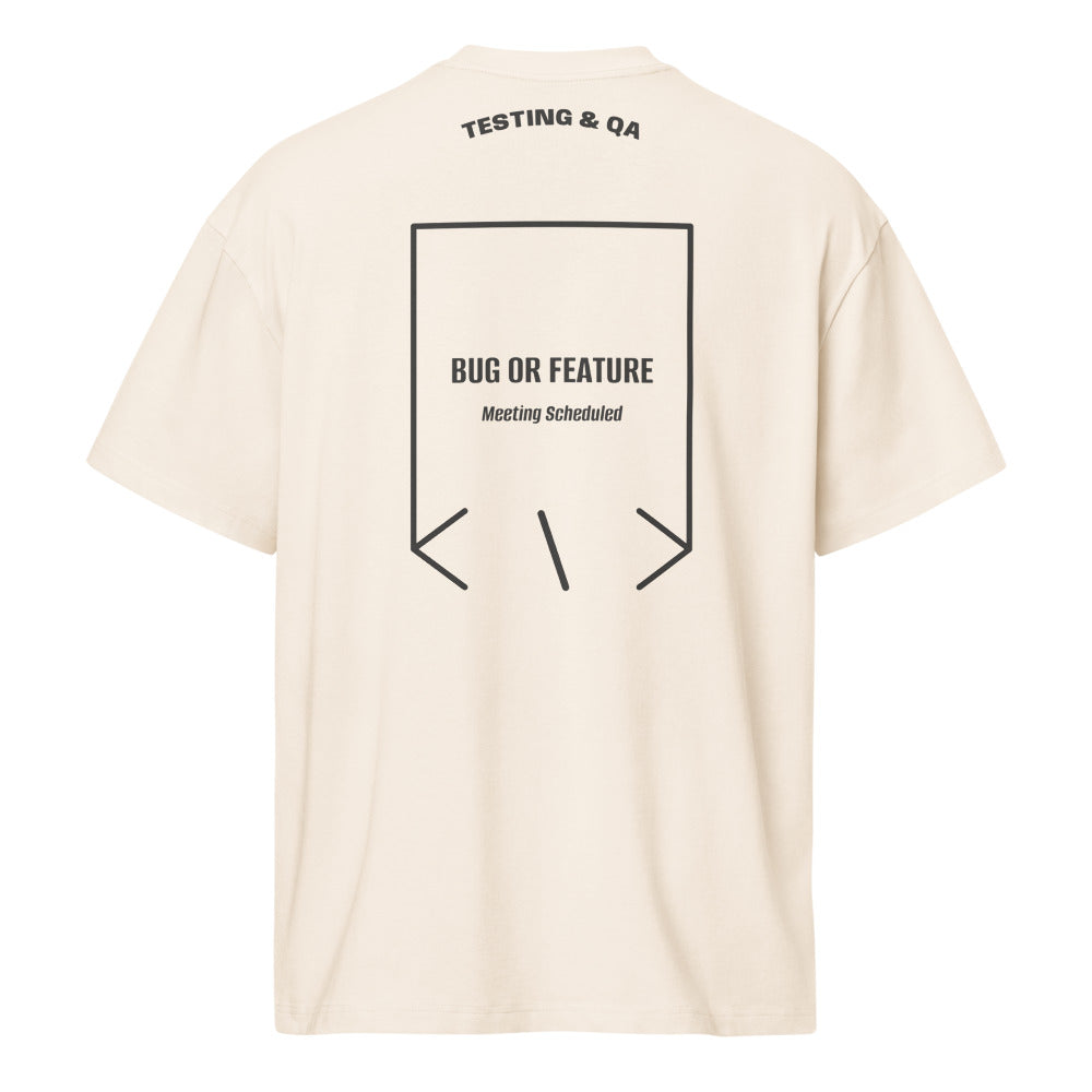 Bug Or Feature — Vintage White Vintage Black back mockup