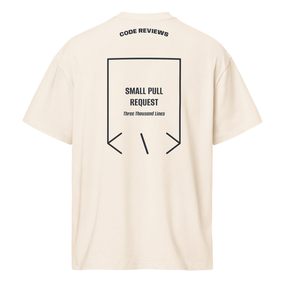 Small Pull Request — Vintage White Navy Blazer back mockup