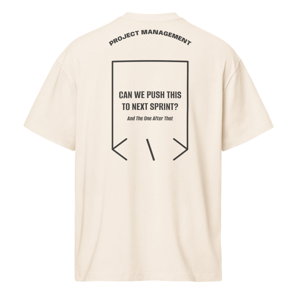 Can We Push This To Next Sprint? — Vintage White Vintage Black back mockup