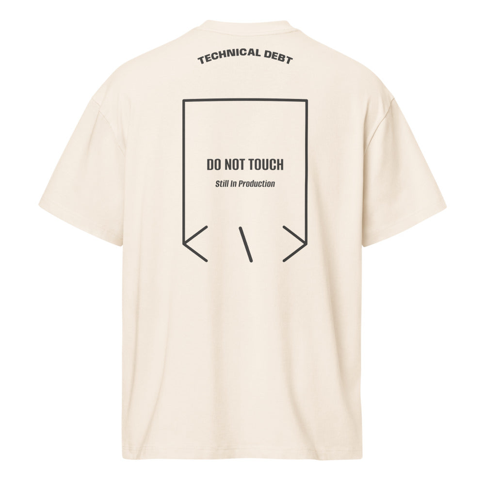 Do Not Touch — secondary back mockup