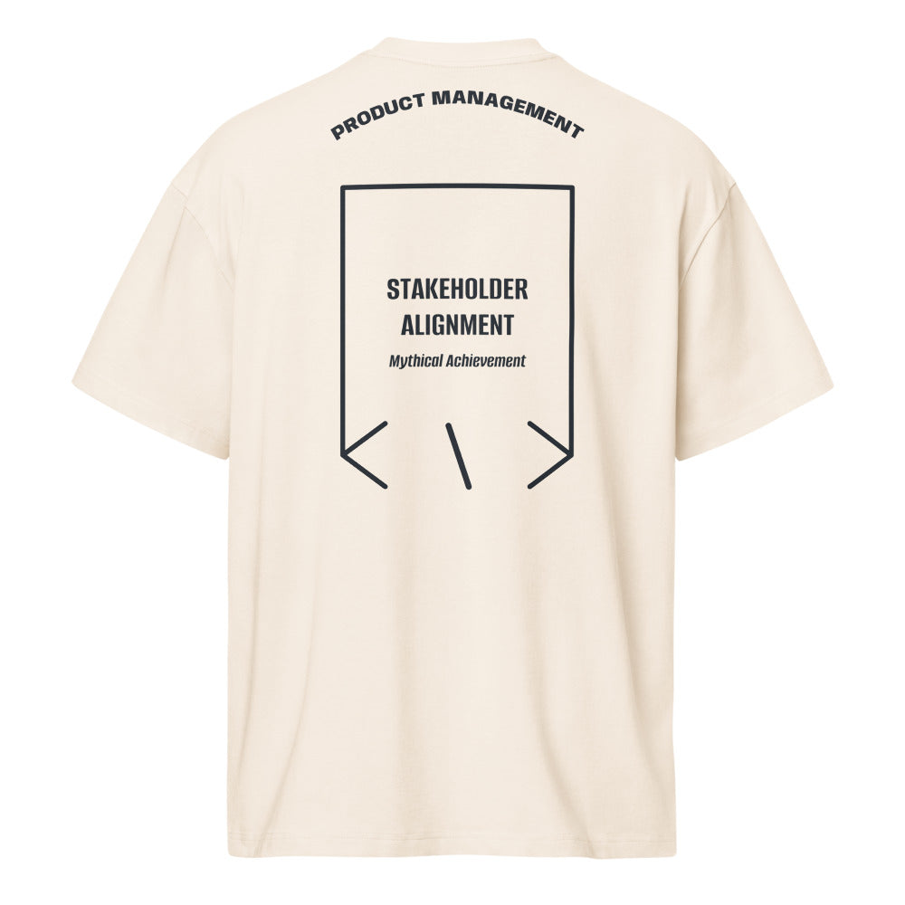 Stakeholder Alignment — Vintage White Navy Blazer back mockup