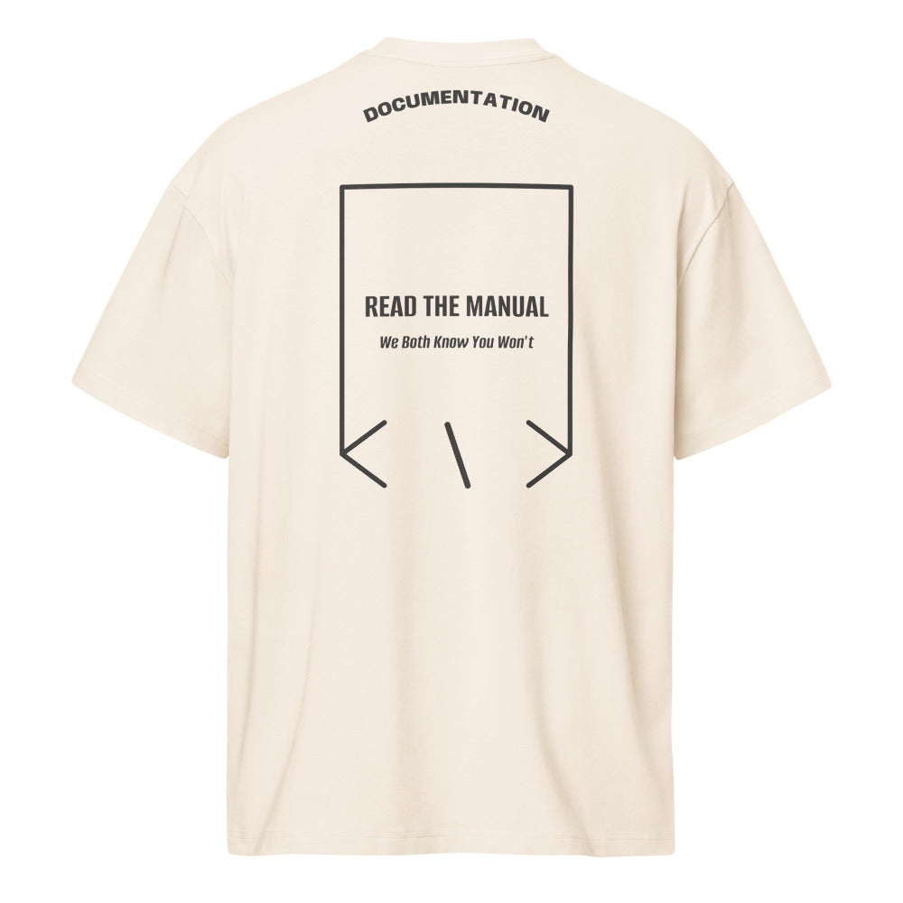 Read The Manual — Vintage White Vintage Black back mockup