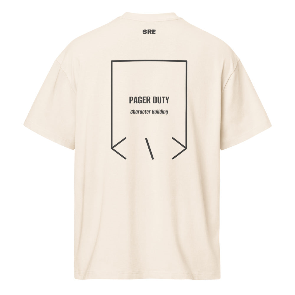 Pager Duty — secondary back mockup