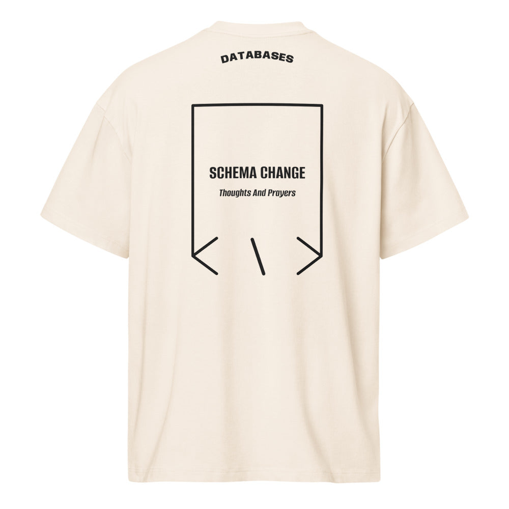 Schema Change — Vintage White Black back mockup
