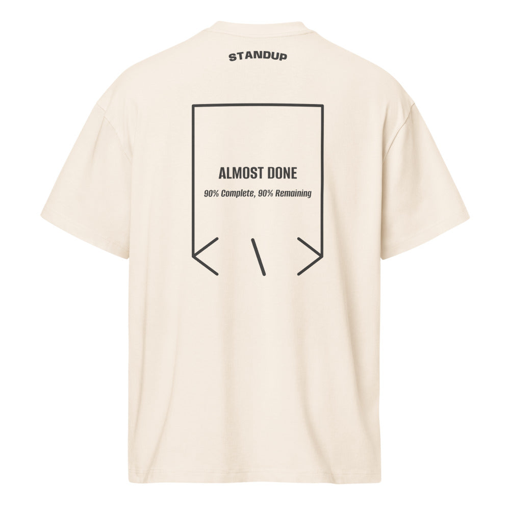 Almost Done — Vintage White Vintage Black back mockup