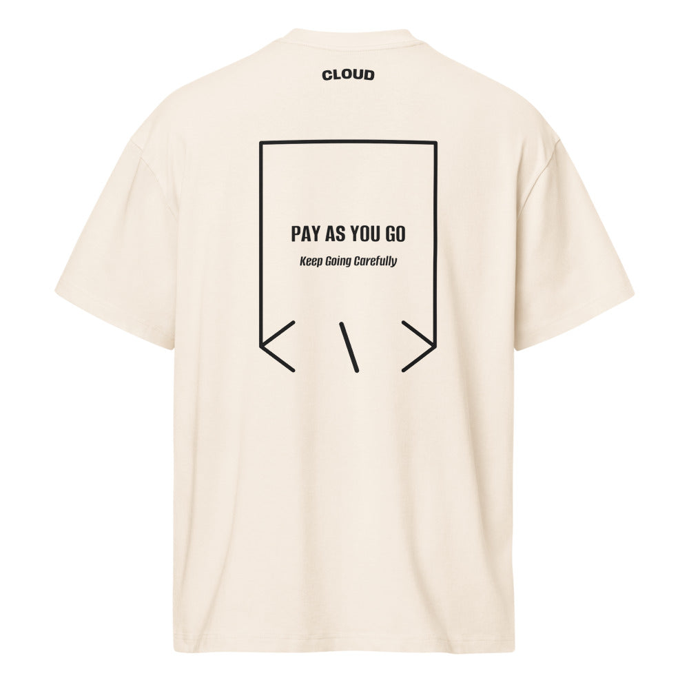 Pay As You Go — Vintage White Black back mockup