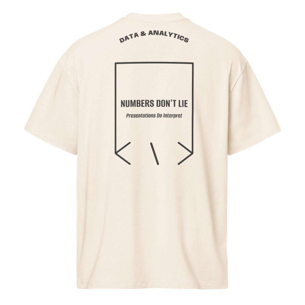 Numbers Don't Lie — Vintage White Vintage Black back mockup