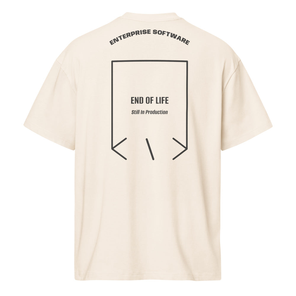 End Of Life — Vintage White Vintage Black back mockup