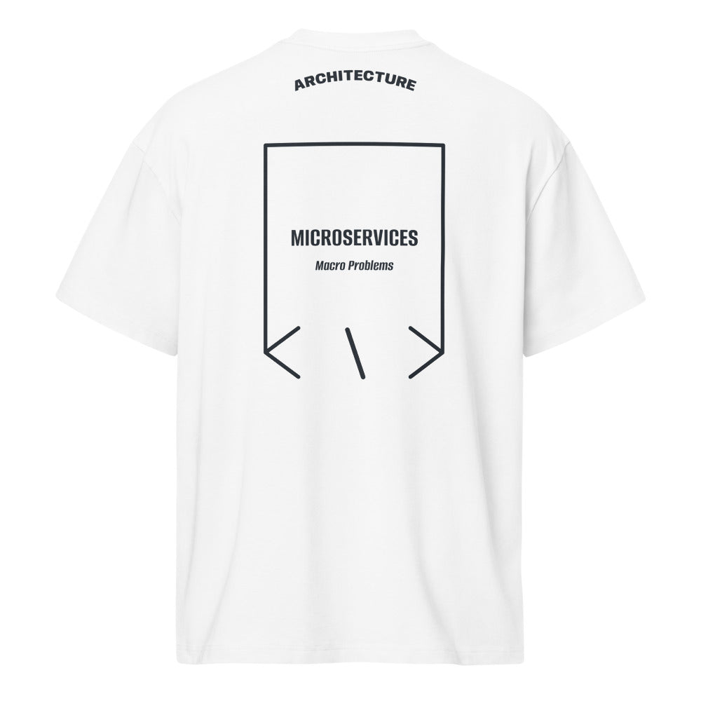 Microservices — White Navy Blazer back mockup