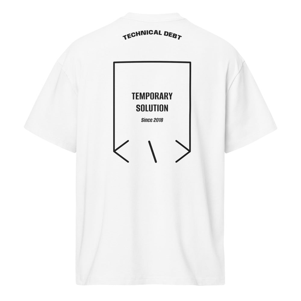 Temporary Solution — secondary back mockup