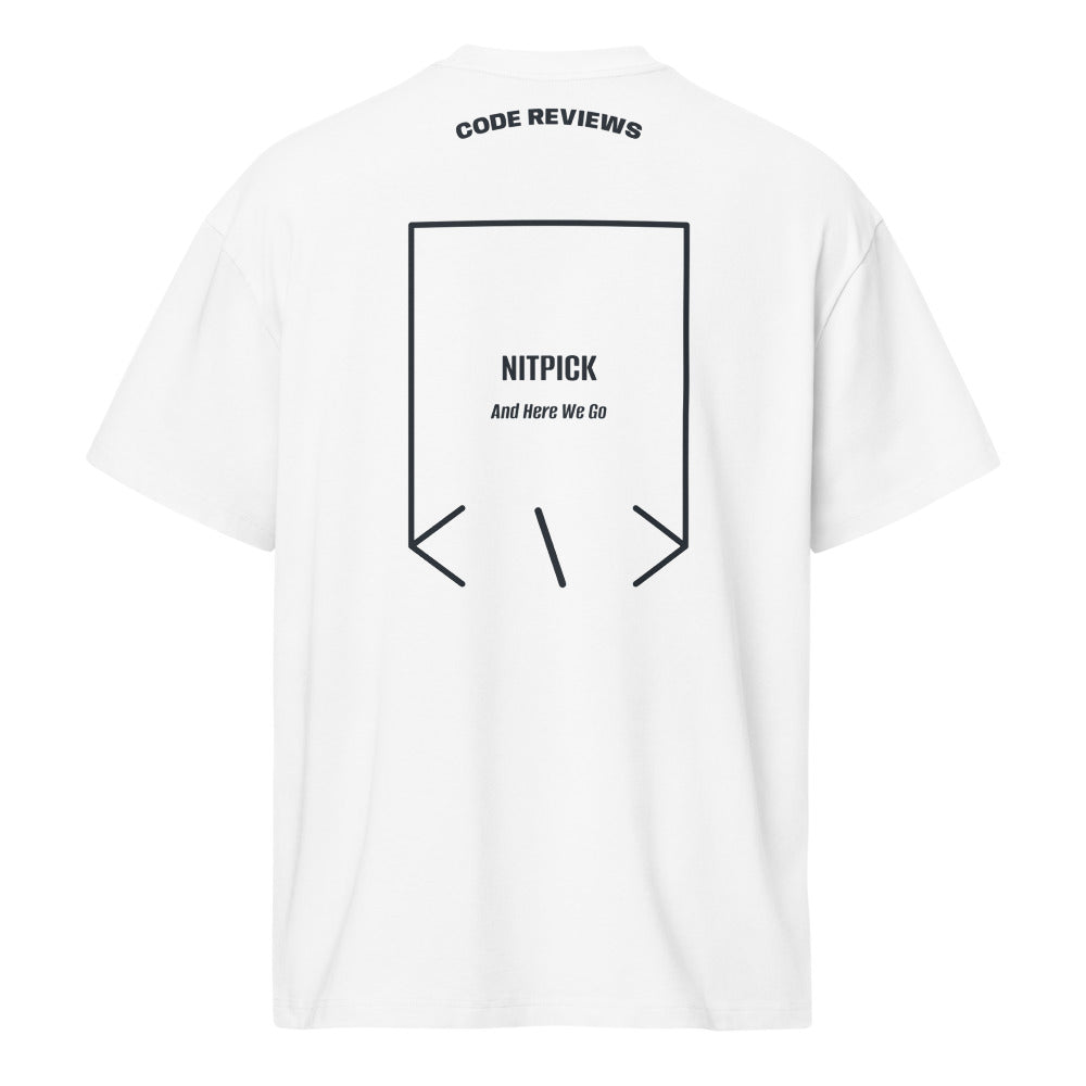 Nitpick — White Navy Blazer back mockup