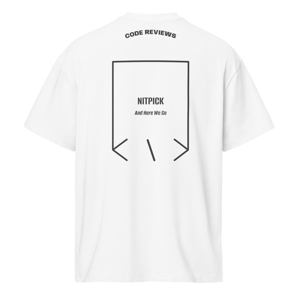 Nitpick — White Vintage Black back mockup