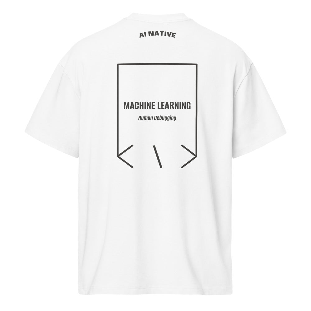 Machine Learning — White Vintage Black back mockup